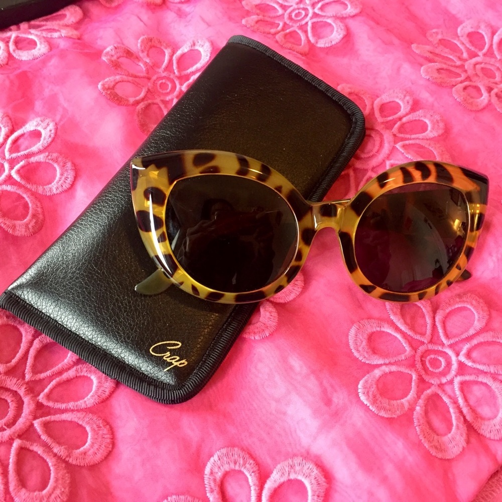 Crap Eyewear Cat Eye Sunglasses (Tortoiseshell)